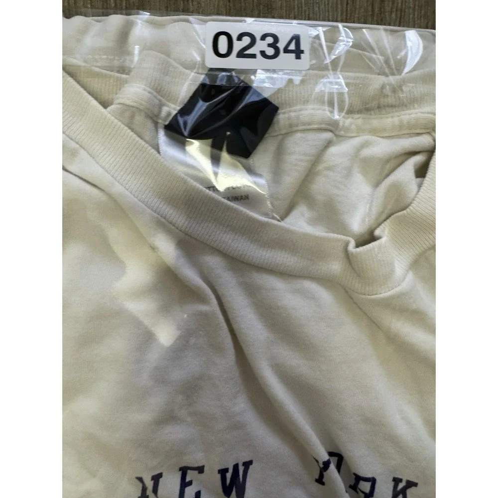 Vintage New York Giants Football T Shirt Reebok NFL Classic White Tee Medium‎